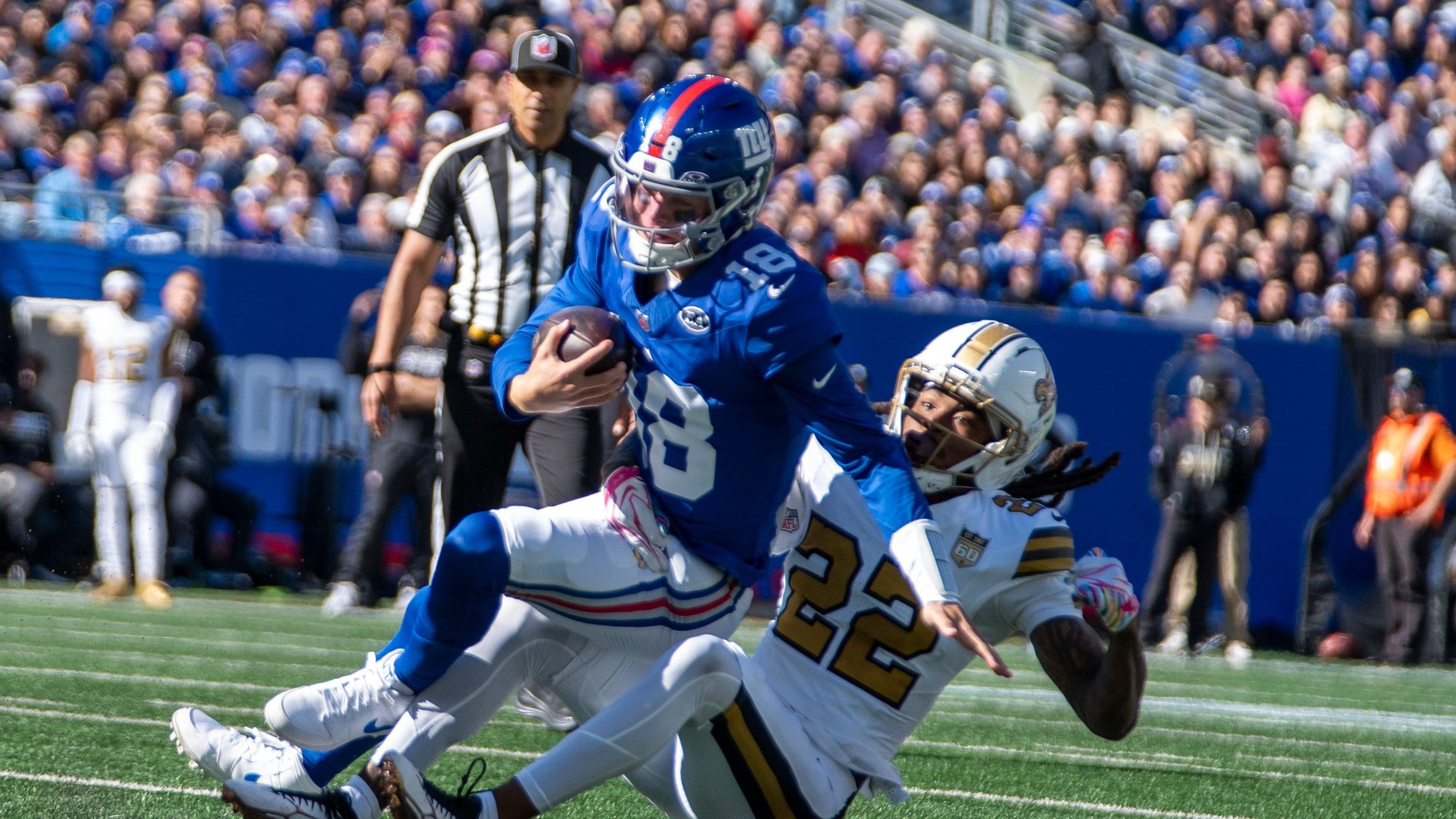 Giants Get Full JJ McCarthy Experience vs Saints — Minnesota Sports Fan, New York Sports news