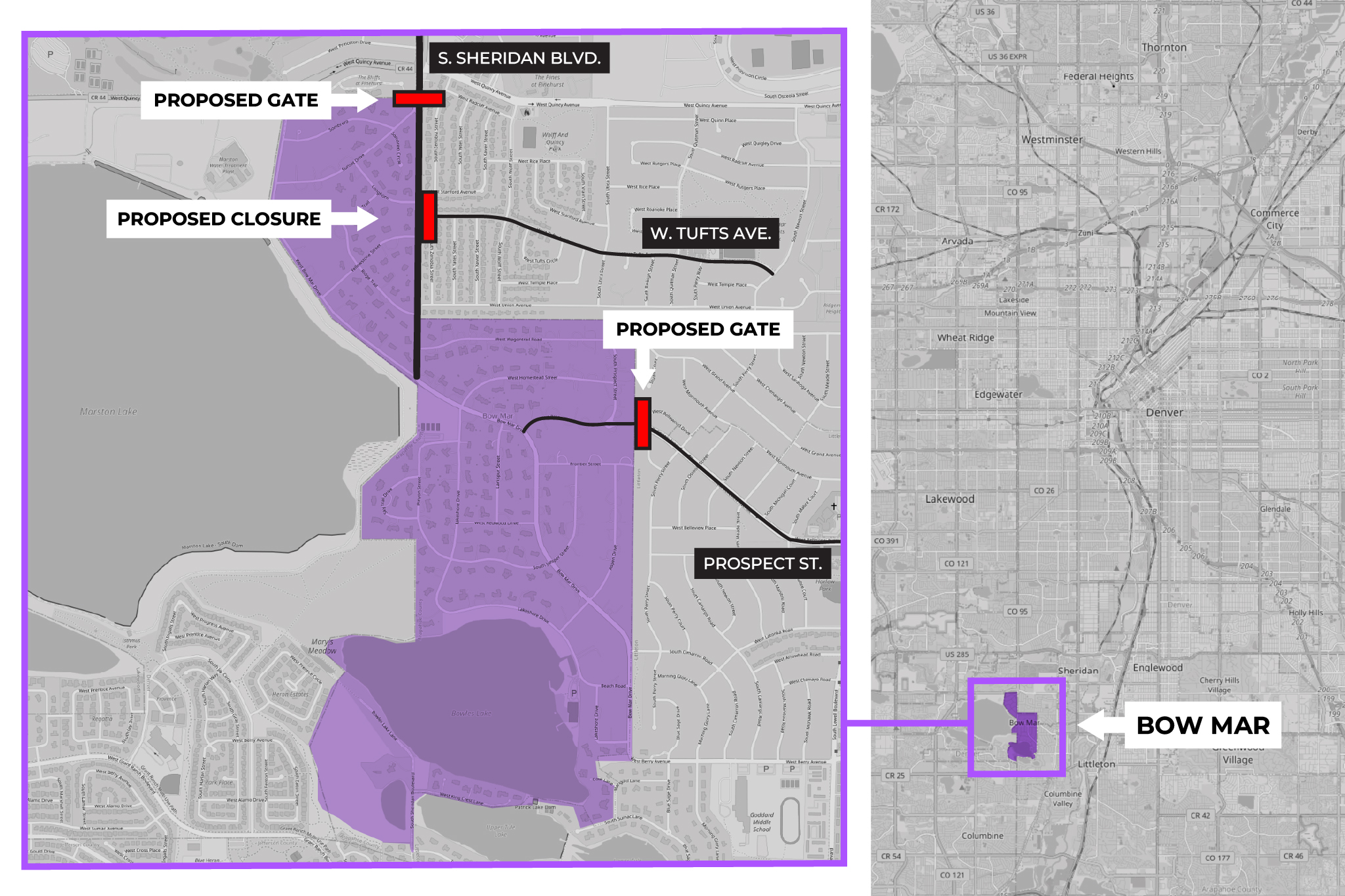 Bow Mar is putting up gates to keep traffic out. Here’s where Littleton, Denver may go ‘gate for gate’ — Denverite, New York Government news